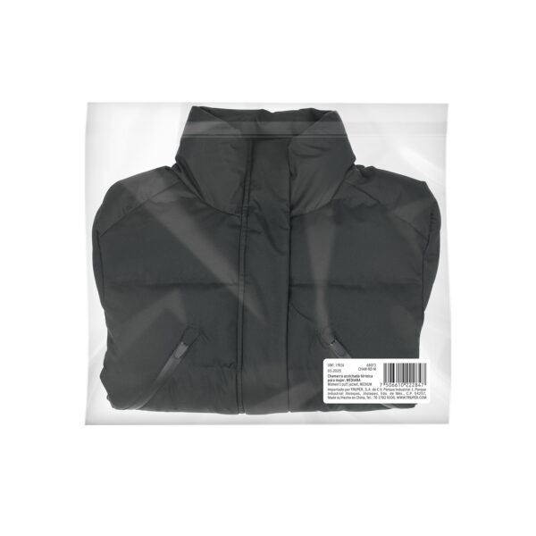 Chamarra acolchada termica para mujer, negro, M, TRUPER