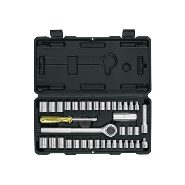 Juego de 39 herramientas 1/4" 3/8 para mecanico Santul