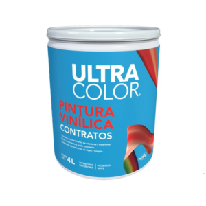 Pintura Vinilica Ultracolor Contratos Blanco 4L