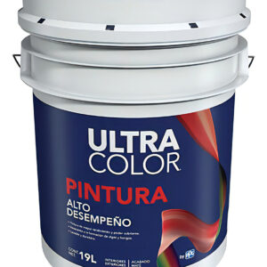 Cubeta Pintura Vinilica Ultracolor Alto desempeño Blanco 19L