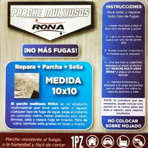 Parche Multiusos Rona no mas fugas