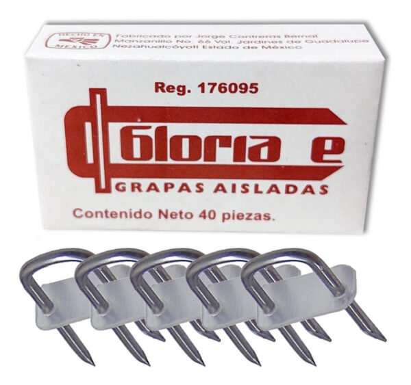 Caja de 40 Piezas Grapa Aislada #3