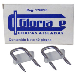 Caja de 40 Piezas Grapa Aislada #2