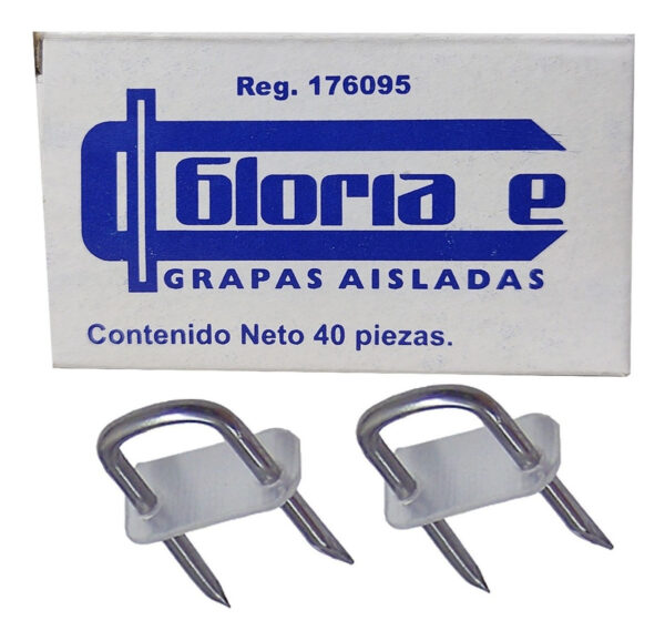 Caja de 40 Piezas Grapa Aislada #2