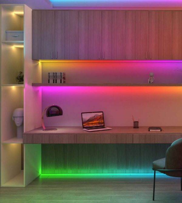 Manguera de 5m Neon con Eliminador Color Rosa Calidad Premium