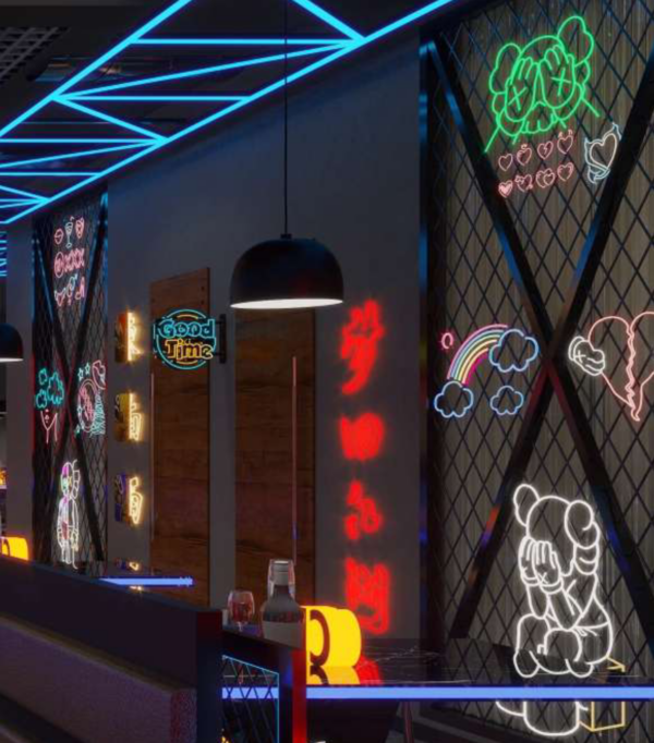 Manguera de 5m Neon con Eliminador Color Rosa Calidad Premium