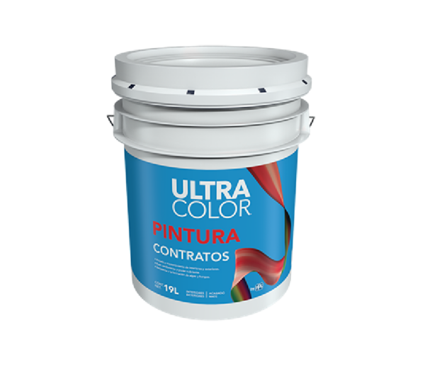 Cubeta Pintura Vinilica Ultracolor Contratos Blanco 19L