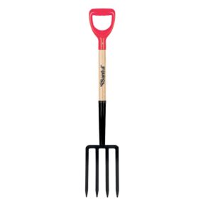Bieldo para jardin 4 dientes puño metalico de 30" Santul