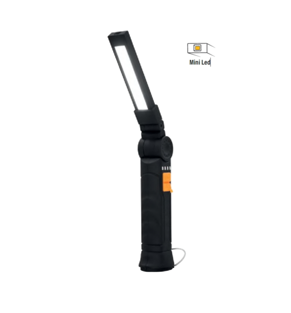 Lampara LED Doble de taller Recargable 3w