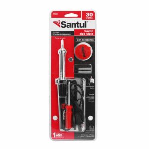 Cautin tipo lapiz de 30w con accesorios Santul