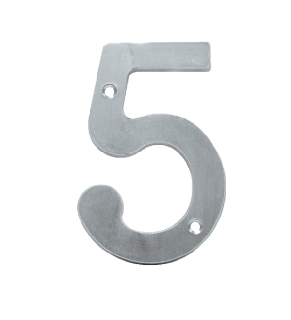 Numero 5 de Metal para Exterior Residencial Casa