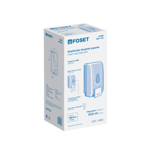Dosificador de ABS para jabon espuma, blanco, FOSET