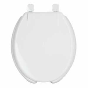 Asiento redondo para WC blanco