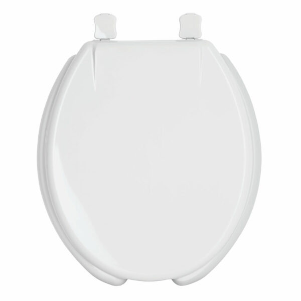 Asiento redondo para WC blanco