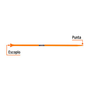 Barreta de punta de 1" x 150cm escoplo ancho
