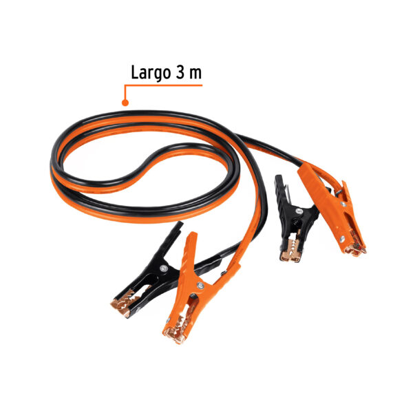 Cables pasa corriente de 3m calibre 8awg 225A Truper