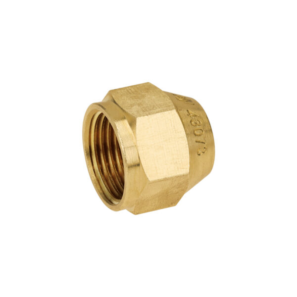 Tuerca conica reducida de laton 1/2" x 3/8"