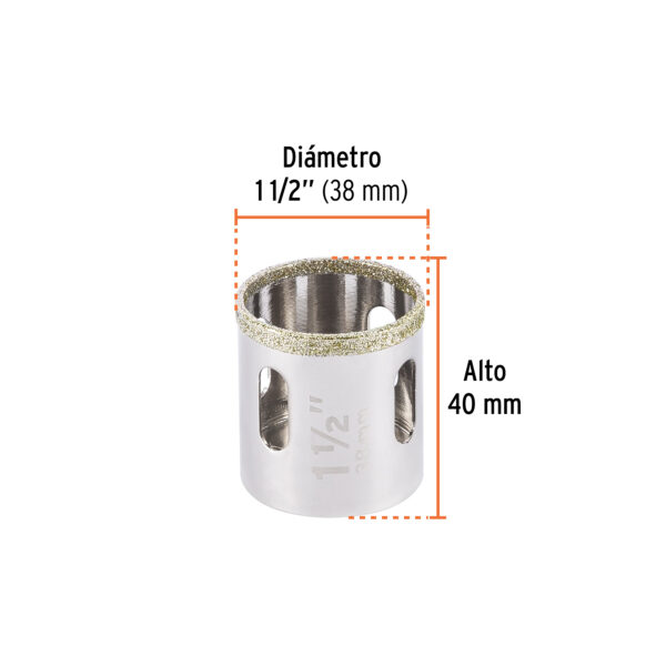 Brocasierra diamante 1-1/2"