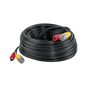 Cable Video y Energia Tipo Siames CCTV, 20 metros, Volteck