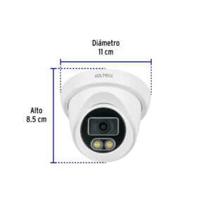 Camara Tipo Domo 2MP Lente 3.6mm Volteck