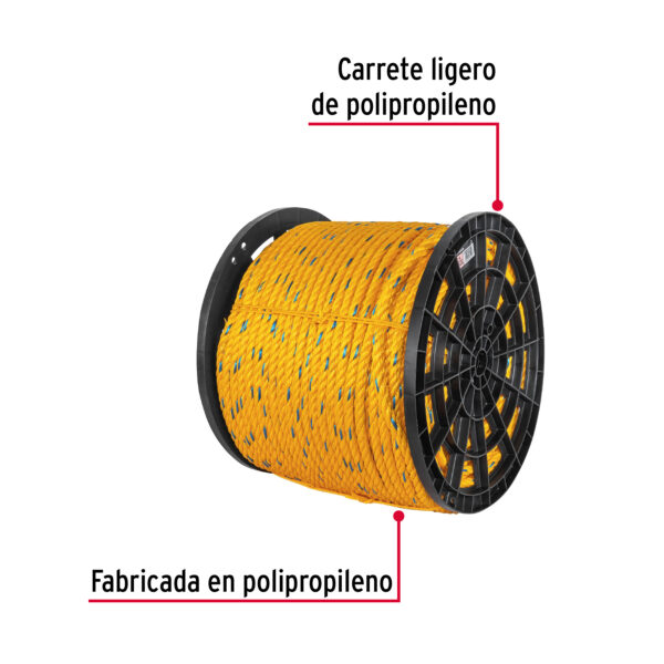 Cuerda Lazo de polipropileno de 16mm (Precio por Metro)