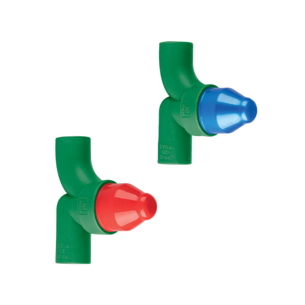 Juego de 2 llaves de empotrar PPR para regadera 1/2', FOSET