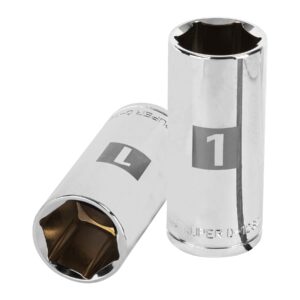 Dado de 6 puntas, largo, cuadro 1/2" de 1"