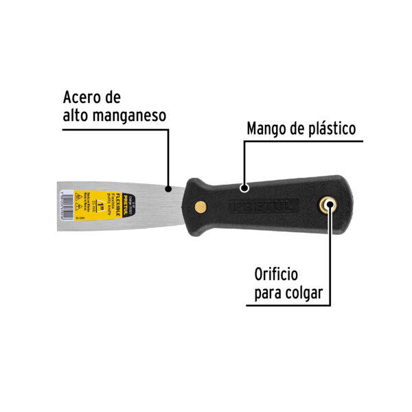 Espatula 1" flexible