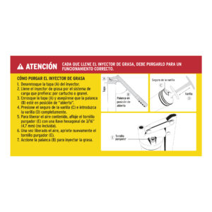Grasera industrial engrasadora de 14oz 6000 lb