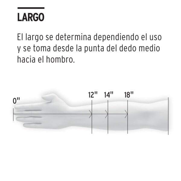 Guantes de latex industriales pintura liquidos medianos