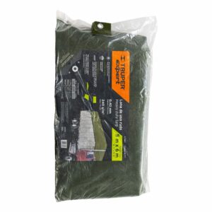 Lona uso rudo verde olivo 5x6m Truper Expert