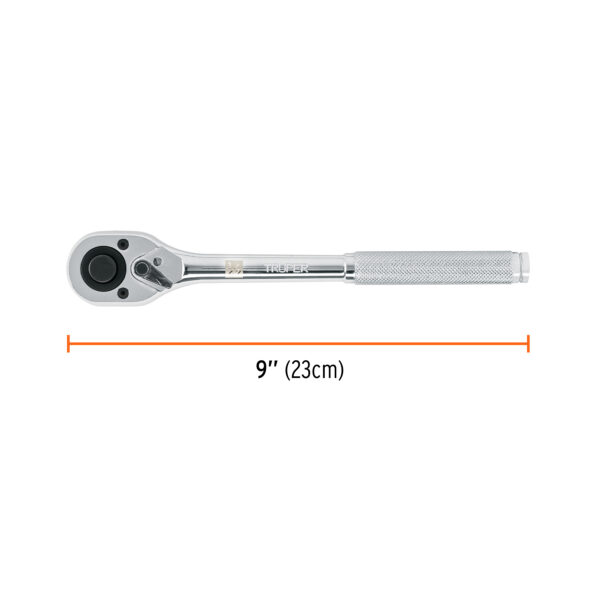 Matraca Cabeza de pera cuadro 1/2" Truper