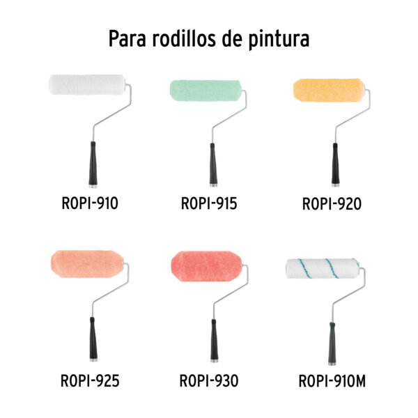 Maneral profesional para rodillo con jaula, 9" x 37 mm