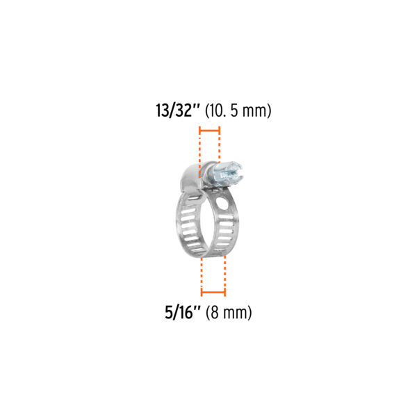 Pack de 4 Abrazadera sin Fin de 3/8" a 5/8"