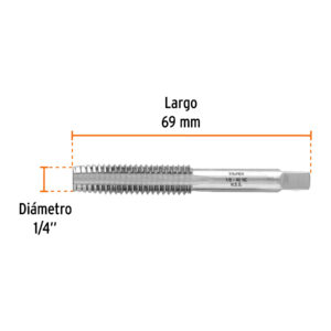 Machuelo semiconico 1/8" Cuerda Estandar Gruesa