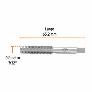 Machuelo semiconico 7/32" Cuerda Estandar Gruesa
