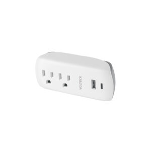 Multicontacto de pared 2 contactos y 2 USB Tipo C