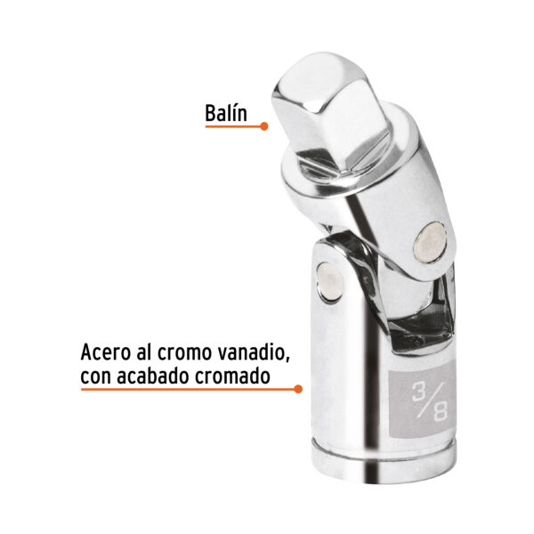 Nudo universal para dados cuadro 3/8"