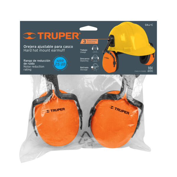 Orejera ajustable para casco