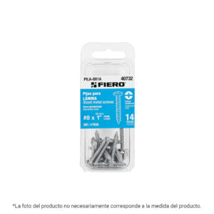Blister con 6 pijas para lamina de #12 x 1-1/2"