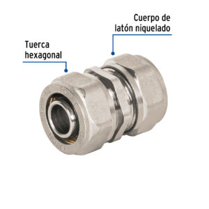 Cople de compresion para PEALPE, 1/2', Foset