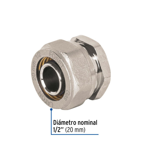 Tapon para PE-AL-PE, 1/2', Foset