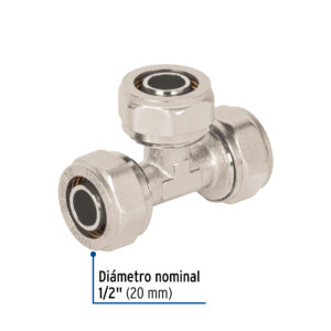 Tee para PEALPE, 1/2', Foset