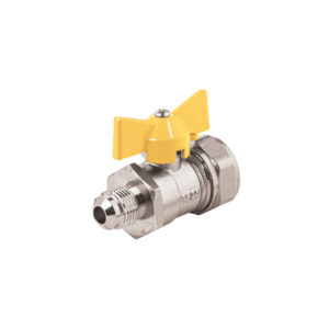 Valvula esfera para PE-AL-PE, 1/2'a flare 3/8', Foset