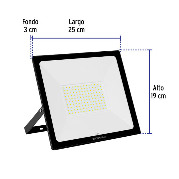 Reflector Ultra Delgado LED de 100w 9000 Lumenes
