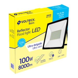 Reflector Ultra Delgado LED de 100w 9000 Lumenes