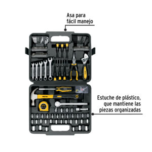 Juego de herramientas para mecanica de 109 piezas Pretul