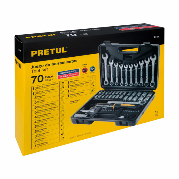 Juego de 70 piezas, Pretul
