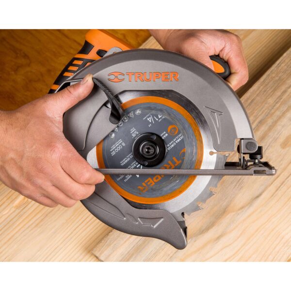 Sierra circular, 7-1/4", profesional, 1500 W
