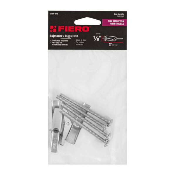Pack de 4 Piezas Sujetador tipo mariposa 1/8 X 2"